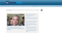 Desktop Screenshot of bonitonews.com.br